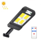 Lampe Murale Solaire Extérieure À Détection de Mouvement Étanche 3 Modes Batterie 18650 Pour Jardin