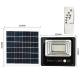 Projecteur Solaire LED Extérieur 179 LED 150 W Avec Capteur Crépusculaire Télécommande Étanche - www.yonis-shop.com
