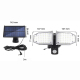 Applique Murale Solaire LED Extérieure Avec Détecteur De Mouvement 100 LED 300 lm 3 Modes Et Panneau Déporté 5 m - www.yonis-...
