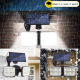 Applique Murale Solaire LED Extérieure Avec Détecteur De Mouvement 100 LED 300 lm 3 Modes Et Panneau Déporté 5 m - www.yonis-...