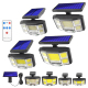 Lampe Murale Solaire Extérieure À Détecteur De Mouvement 168 COB Étanche Avec Télécommande 3 Modes - www.yonis-shop.com