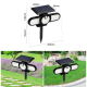 Lampe Murale Solaire Extérieure À Détection De Mouvement 3 Têtes Orientables 400 Lumens IP65 - www.yonis-shop.com