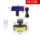 Lampe Murale Solaire Extérieure À Détection De Mouvement 96 COB Avec Télécommande 3 Modes Orientable Étanche - www.yonis-shop...