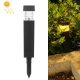 Lampe Solaire Extérieure Colonne Carrée Pour Jardin Et Pelouse LED IP65 Allumage Automatique Autonomie 8 À 10 Heures - www.yo...