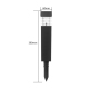 Lampe Solaire Extérieure Colonne Carrée Pour Jardin Et Pelouse LED IP65 Allumage Automatique Autonomie 8 À 10 Heures - www.yo...