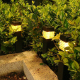 Lampe Solaire Extérieure Colonne Carrée Pour Jardin Et Pelouse LED IP65 Allumage Automatique Autonomie 8 À 10 Heures - www.yo...