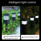Lampe Solaire Extérieure Colonne Carrée Pour Jardin Et Pelouse LED IP65 Allumage Automatique Autonomie 8 À 10 Heures - www.yo...
