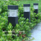 Lampe Solaire Extérieure Colonne Carrée Pour Jardin Et Pelouse LED IP65 Allumage Automatique Autonomie 8 À 10 Heures - www.yo...