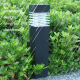 Lampe Solaire Extérieure Colonne Carrée Pour Jardin Et Pelouse LED IP65 Allumage Automatique Autonomie 8 À 10 Heures - www.yo...