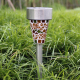 Lampes Solaires De Jardin LED Lot De 3 En Verre Mosaïque Bleu IP65 Avec Allumage Automatique 6 À 12 Heures - www.yonis-shop.com