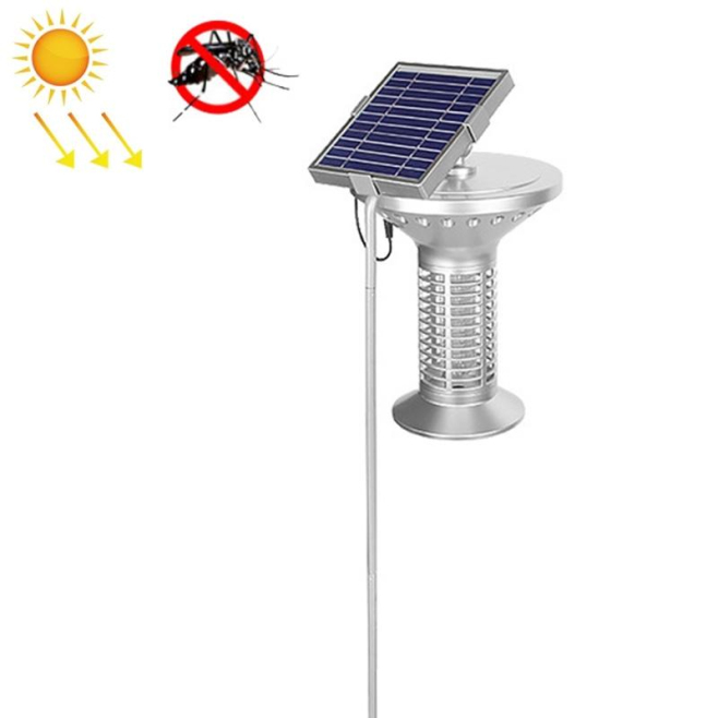 Lampe Solaire Anti Moustiques Extérieure Avec Allumage Automatique Piège Lumineux IP65 Autonomie 6 À 8 Heures - www.yonis-sho...