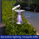 Lampe Solaire Anti Moustiques Extérieure Avec Allumage Automatique Piège Lumineux IP65 Autonomie 6 À 8 Heures - www.yonis-sho...