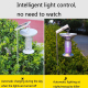 Lampe Solaire Anti Moustiques Extérieure Avec Allumage Automatique Piège Lumineux IP65 Autonomie 6 À 8 Heures - www.yonis-sho...