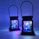 Lanterne Solaire LED Décorative À Motifs Colorés 20 Lumières IP65 8 À 10 Heures Batterie Non Incluse - www.yonis-shop.com
