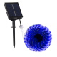 Ruban LED Solaire Pour Jardin Blanc Chaud 5 m 150 LED IP65 Recharge Solaire Ou USB Avec Capteur De Lumière