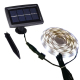Ruban LED Solaire Pour Jardin Blanc Chaud 5 m 150 LED IP65 Recharge Solaire Ou USB Avec Capteur De Lumière - www.yonis-shop.com