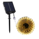 Ruban LED Solaire Pour Jardin Blanc Chaud 5 m 150 LED IP65 Recharge Solaire Ou USB Avec Capteur De Lumière - www.yonis-shop.com