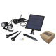 Projecteur Solaire Extérieur RGB 3W IP65 300 À 400 lm Allumage Automatique 6 À 9 h Orientable Sol Ou Mur - www.yonis-shop.com