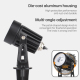 Projecteur Solaire Extérieur RGB 3W IP65 300 À 400 lm Allumage Automatique 6 À 9 h Orientable Sol Ou Mur - www.yonis-shop.com