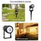 Projecteur Solaire Extérieur RGB 3W IP65 300 À 400 lm Allumage Automatique 6 À 9 h Orientable Sol Ou Mur - www.yonis-shop.com