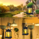 Lampe Solaire Déco Jardin LED Jaune Avec Pince Étanche IP65 Autonomie 8 À 10 Heures Allumage Automatique - www.yonis-shop.com