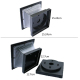 Lampe Colonne Solaire Pour Clôture De Jardin LED IP44 Lumière Chaude Autonomie De 6 À 8 Heures - www.yonis-shop.com