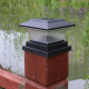 Lampe Colonne Solaire Pour Clôture De Jardin LED IP44 Lumière Chaude Autonomie De 6 À 8 Heures - www.yonis-shop.com