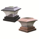 Lampe Colonne Solaire Pour Clôture De Jardin LED IP44 Lumière Chaude Autonomie De 6 À 8 Heures - www.yonis-shop.com
