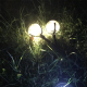 Lampes Solaires De Jardin À LED Lumière Chaude Lot De 2 Avec Panneau Solaire Et Batterie Rechargeable 42,5 Cm IP44 - www.yoni...