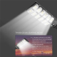 Lampe Solaire LED Extérieure À Double Rangée Avec Détecteur De Mouvement Télécommande Étanche Et Batterie 4500 mAh - www.yoni...