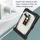 Lampe Solaire Extérieure LED À Détecteur De Mouvement USB IP64 3 Modes 3 Températures Fixation Murale Ou À Clip - www.yonis-s...