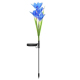 Lampe Solaire De Jardin À 4 Fleurs De Lys LED Lumière Blanche Étanche IP55 Allumage Automatique 8 Heures D’Autonomie - www.yo...