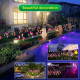 Lampe Solaire De Jardin À 4 Fleurs De Lys LED Lumière Blanche Étanche IP55 Allumage Automatique 8 Heures D’Autonomie - www.yo...