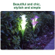Lampe Solaire De Jardin À 4 Fleurs De Lys LED Lumière Blanche Étanche IP55 Allumage Automatique 8 Heures D’Autonomie - www.yo...