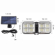 Applique Murale Solaire LED Extérieure À Détection De Mouvement 120 LED Résistante Aux Intempéries 3 Modes Câble 5 m - www.yo...