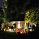 Projecteur Solaire 4 LED Pour Jardin Lumière Blanche Détection Nocturne Autonomie 6 À 9 Heures Étanche IP65 - www.yonis-shop.com
