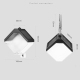 Lampe Murale Solaire LED De Jardin IP65 Avec Allumage Automatique Lumière Chaude Et Couleurs Dégradées - www.yonis-shop.com