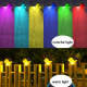 Lampe Murale Solaire LED De Jardin IP65 Avec Allumage Automatique Lumière Chaude Et Couleurs Dégradées - www.yonis-shop.com