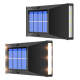 Lampe Murale Solaire Extérieure Décorative IP65 6 LEDs Éclairage Bidirectionnel Autonomie 6 À 8 Heures Sans Câblage - www.yon...