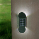 Lampe Murale Solaire LED Pour Jardin 2 LED Lumière Chaude IP65 Allumage Automatique 6 À 8 Heures
