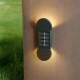 Lampe Murale Solaire LED Pour Jardin 2 LED Lumière Chaude IP65 Allumage Automatique 6 À 8 Heures - www.yonis-shop.com