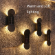Lampe Murale Solaire LED Pour Jardin 2 LED Lumière Chaude IP65 Allumage Automatique 6 À 8 Heures - www.yonis-shop.com