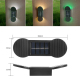 Lampe Murale Solaire LED Pour Jardin 2 LED Lumière Chaude IP65 Allumage Automatique 6 À 8 Heures - www.yonis-shop.com