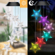 Carillon Éolien Lumineux Solaire LED Multicolore Étanche Pour Jardin Avec Allumage Automatique 6 À 8 Heures - www.yonis-shop.com