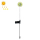 Lampe Solaire LED Sur Piquet Fleur De Pissenlit Pour Jardin IP65 Étanche À Allumage Automatique Nocturne