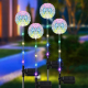 Lampe Solaire LED Sur Piquet Fleur De Pissenlit Pour Jardin IP65 Étanche À Allumage Automatique Nocturne - www.yonis-shop.com