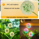 Lampe Solaire LED À Piquet Pour Jardin Fleurs De Pissenlit 3 Têtes IP65 Avec Allumage Automatique Nocturne - www.yonis-shop.com