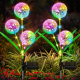 Lampe Solaire LED À Piquet Pour Jardin Fleurs De Pissenlit 3 Têtes IP65 Avec Allumage Automatique Nocturne - www.yonis-shop.com