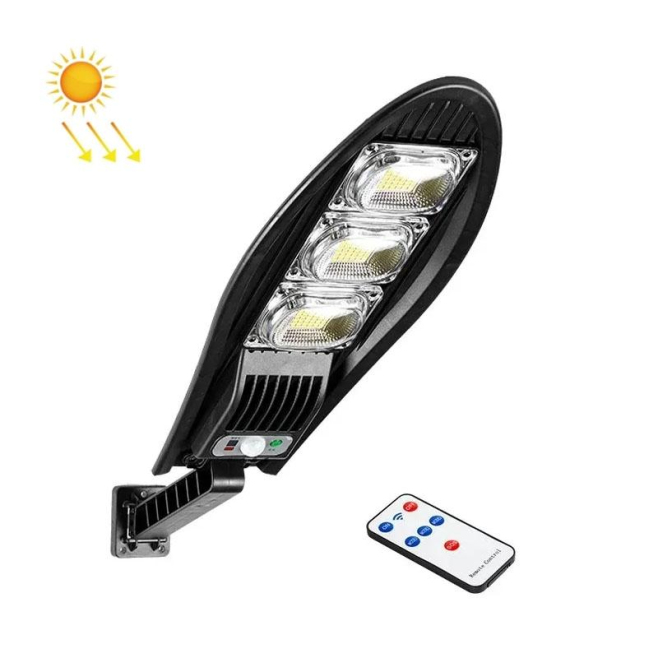 Lampe Solaire LED De Jardin Avec Détecteur De Mouvement Et Télécommande IP65 1400 Lumens 3 Modes - www.yonis-shop.com