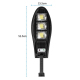 Lampe Solaire LED De Jardin Avec Détecteur De Mouvement Et Télécommande IP65 1400 Lumens 3 Modes - www.yonis-shop.com